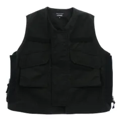COMME des GARCONS HOMME コムデギャルソンオム HP-V001 Cotton weather vest コットンウェザーベスト ブラック系 M【中古】のサムネイル