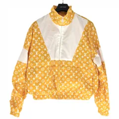 ルイヴィトン アウター レディース モノグラム テクニカルトラックトップ アパレル 服 ブルゾン ジャケット LOUIS VUITTON 50 イエロー ホワイト 白 ナイロン    春 秋 美品【中古品】のサムネイル