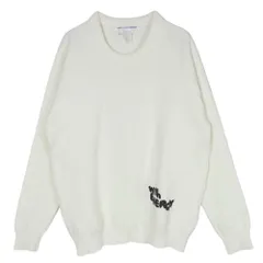 COMME des GARCONS コムデギャルソン S27525 SHIRT シャツ  Charles Kirk クルーネック アクリル ニット セーター オフホワイト系 L【中古】のサムネイル