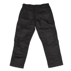 ブラック コムデギャルソンBLACK COMME des GARCONS製品染め立体裁断ポリパンツ 黒Mのサムネイル