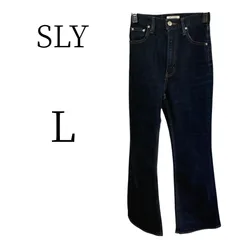 ★超美品 SLY スライ インディゴ ブルー デニム・ジーンズ（その他） Lのサムネイル