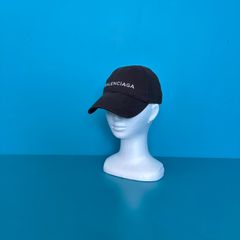 A17 BALENCIAGA バレンシアガ BB MODE ロゴ 刺繍 キャップ ホワイト L