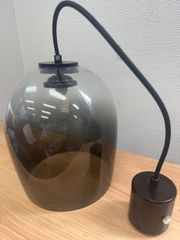 USED 美品 アプロス ガラス×アルミシェード ペンダントライト 国産
