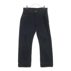 JOE McCOY (ジョーマッコイ) LOT806 STRAIGHT DENIM PANTS ロット806 セルビッチ ボタンフライ ストレートデニム ジーンズ ブラックのサムネイル