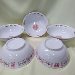 山岡家ラーメンどんぶり・レンゲセット 4組セット - メルカリ