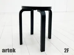 ２F)artek/アルテック■スツール60■アルヴァ・アールト■北欧■フィンランド■ブラックラッカーのサムネイル