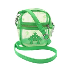 クロムハーツ CHROME HEARTS ショルダーバッグ TAKA MINI タカ ミニ 3セメタリークロスパッチ PVCコーティングキャンバス レザー タカミニ ショルダーバッグ メンズのサムネイル