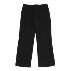 コムデギャルソンCOMME des GARCONS ウールストレートパンツ 黒S