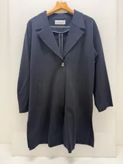 (0727y7) MISCH MASCH ミッシュマッシュ コート チェスターコート Mサイズ レディース ネイビーのサムネイル