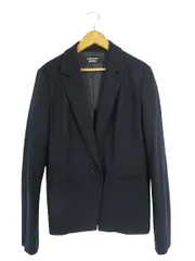ソニアリキエル SONIA RYKIEL テーラード ジャケット シングル 1B ネイビー サイズ 42 QQQのサムネイル