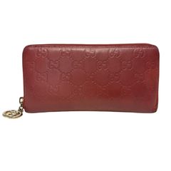 4944 GUCCI グッチ 長財布 シマレザー ダークブラウン Wホック - メルカリ