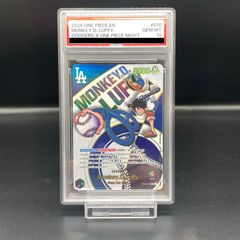 PSA10】モンキー・D・ルフィ ドジャースコラボ ワンピースカード