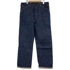 美品/WAREHOUSE & Co./ウェアハウス/ヘラーズカフェ/シンチバッグ/サスペンダーボタン/デニム/サイズ32/メンズ/RS2358のサムネイル