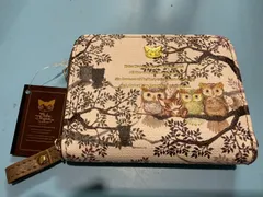 ベベダヤン フクロウ柄 二つ折り財布 タグ付き わちふぃーるどのサムネイル