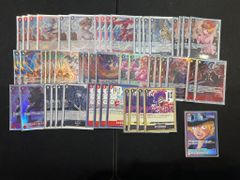 ワンピースカード 赤青エースデッキパーツ リーダーパラレル - メルカリ