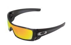 新品同様 オークリー サングラス バットウルフ BATWOLF OO9101 ブラック ファイヤレッド ミラーレンズ Fire Red Polarized 偏光レンズ メンズ レディース OAKLY