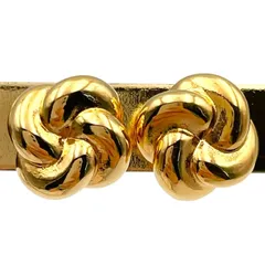 MONET モネ ピアス アクセサリー ゴールド ノット 結び目 モチーフ ツイスト ワンポイント ヴィンテージ 【an24】のサムネイル