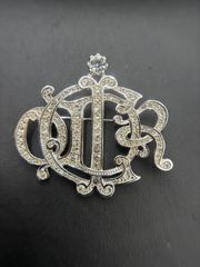美品】Christian Dior ディオール エンブレム ブローチ GERMANY刻印