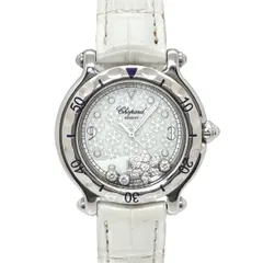 ショパール Chopard ハッピースポーツ 27/8949 レディース 腕時計 スノーフレークダイヤ シルバー クォーツ Happy Sports 90336149のサムネイル
