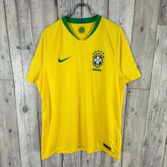 新品】2018 W杯 NIKE ブラジル代表 ユニフォーム L - メルカリ