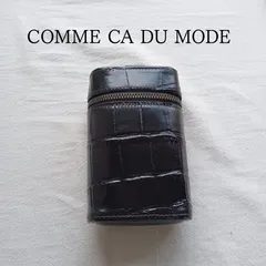 コムサデモード COMME CA DU MODE レザー クロコダイル調 小物入れ ポーチ レディース メンズ【カ567】のサムネイル