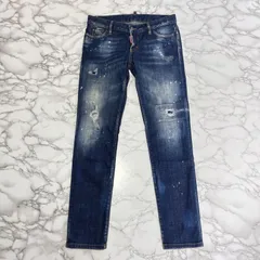 希少【dsquared2 ディスクエアード  【商品名】Jennifer Jean ユーズド加工 ストレッチ スキニー デニム パンツのサムネイル