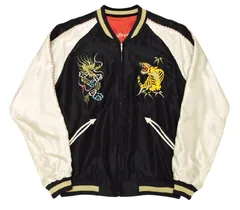 テーラー東洋 アセテート スーベニアジャケット TT15237-119 サイズL ブラック/レッド スカジャン ▲★(130)のサムネイル