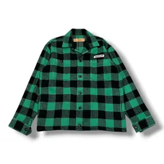 TENDERLOIN T-BUFFALO バッファロー チェックジャケット 2st 長袖 ウールジャケット テンダーロイン グリーン L （20212M）のサムネイル