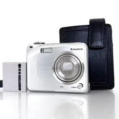 【フジフイルム】FUJIFILM FinePix V10 シルバー デジタルカメラ +ストラップ +バッテリー +カメラケース #U461のサムネイル