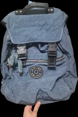 キプリング 旅行用 バックパック ブルー + キーホルダーのサムネイル