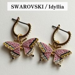 希少✨ディオール ピアス 蝶 バタフライ ラインストーン クリスタル