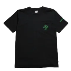 極美品 CHROME HEARTS クロムハーツ CHプラスプリント半袖ポケットTシャツ CHプラス オールドブロッククロス ブラック Mサイズ 中古 4a005763のサムネイル
