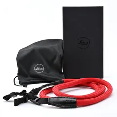 ＜良品＞ Leica純正 COOPHデザイン カメラストラップ レッド｜全長約120cm｜元箱付き｜使用感わずか｜安心の美品コンディションのサムネイル