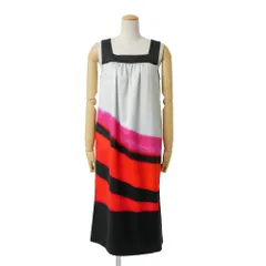 DRIES VAN NOTEN ドリスヴァンノッテン ワンピース サイズ36 Len Lye ノースリーブ グラデーションストライプ ブランド古着【中古】20260727/RB0208のサムネイル