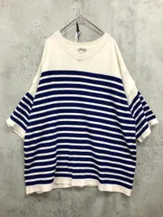 GLOSTER グロスター MADE IN JAPAN ユニセックス ガンジー ニット セーター sizeM/ブルー系 ■◆ メンズのサムネイル