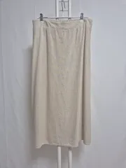 66ガールズ リネン ロング スカート ベージュ/Lのサムネイル