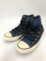 CONVERSE×Cher コンバース×シェル 1CJ972 別注 オールスター スエード ハイカット スニーカー size23.5cm/ブラック×ネイビー ■■ レディースのサムネイル