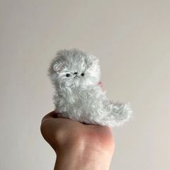 とけそうな、ねこ ( オセロみみ ) 猫 ぬいぐるみ テディベア