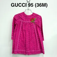 【グッチ GUCCI】キッズ ワンピース 刺繍ワンピース 95 (36M) マゼンダピンクのサムネイル