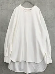 BEARDSLEY ビアズリー bez1052304a0002 長袖 ロングスリーブ 無地 レイヤード ブラウス シャツ size1/白 ■■ レディースのサムネイル