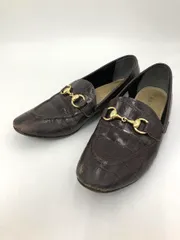 REGAL リーガル クロコ型押し ビット ローファー シューズ size23.5cm/ブラウン ■■ レディースのサムネイル