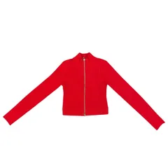 ☆アレキサンダーワン ジップアップ ニット 長袖 レッド ALEXANDER WANGのサムネイル