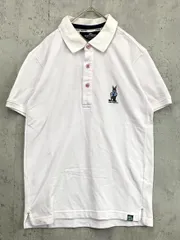 KRIFF MAYER クリフメイヤー ゴルフラビット 接触冷感 ポロシャツ sizeM/白 ■◆ メンズのサムネイル