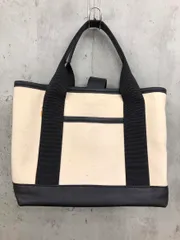 WCJ ダブルシージェイ マルチポケットキャンバス トート バッグ キナリ×ブラック ■■ レディースのサムネイル