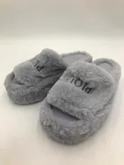 美品 gelato pique ジェラートピケ エコファー 厚底 ルーム シューズ sizeF/ブルー ■■ レディースのサムネイル