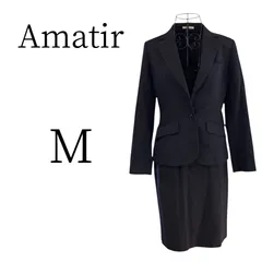 Amatir アマチュア ブラック 長袖 ビジネススーツ Mのサムネイル