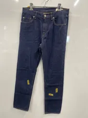 P250⚫︎LA KO LE⚫︎ラコレ⚫︎パンツ⚫︎ストレート⚫︎デニム⚫︎綿混⚫︎レディース⚫︎size27⚫︎青のサムネイル