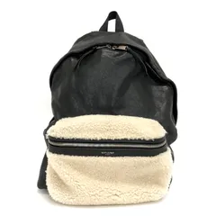 【現状渡し品】 SAINT LAURENT サンローラン LEATHER MOUTON BACKPACK レザー バックパック リュック バッグ 鞄 【180-260727-rs-04-fur】のサムネイル