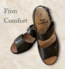 Finn Comfort フィンコンフォート　サンダル　コンフォートサンダル　エナメル　玉虫色　マジックテープ　22〜22.5㎝相当のサムネイル