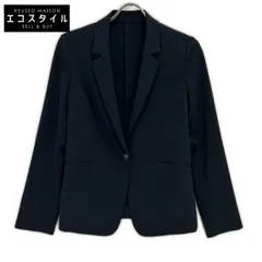 green label relaxing　グリーンレーベルリラクシング　ブラック ポリエステル テーラード ジャケットのサムネイル